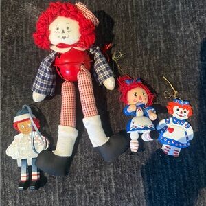 Vintage  Raggedy Ann Ornimates